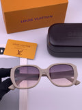 Louis Vuitton L17006 Oversized Purple Lens Sunglasses for Men & Women