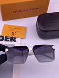 Louis Vuitton L83018 Square Brown Lens Sunglasses for Men & Women