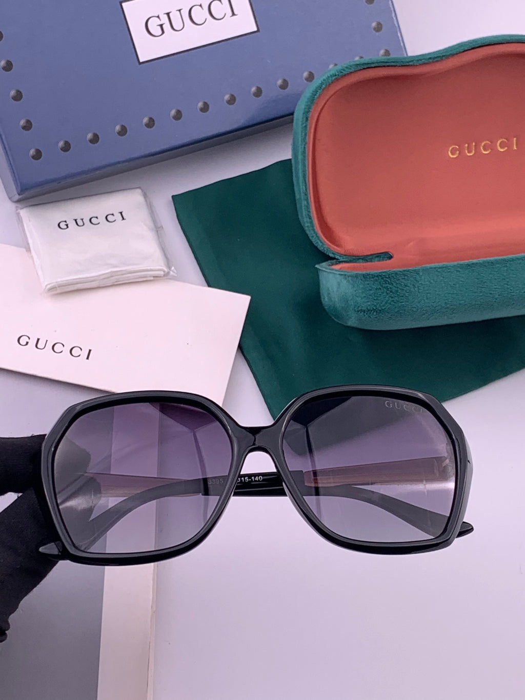 Gucci G5339 Polarized Round Brown Lens Sunglasses for Women