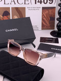 Chanel CH1311 Polarized Square Black Lens Sunglasses for Men & Women