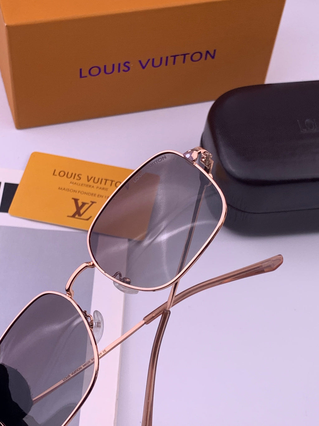 Louis Vuitton 5303 Polarized Aviator Purple Lens Sunglasses for Men & - 486258 - detail image 4