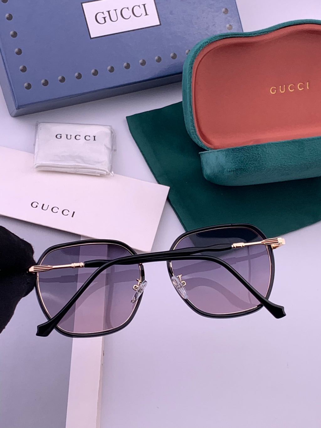 Gucci G7825 Polarized Square Brown Lens Sunglasses for Women - 493319 - detail image 6