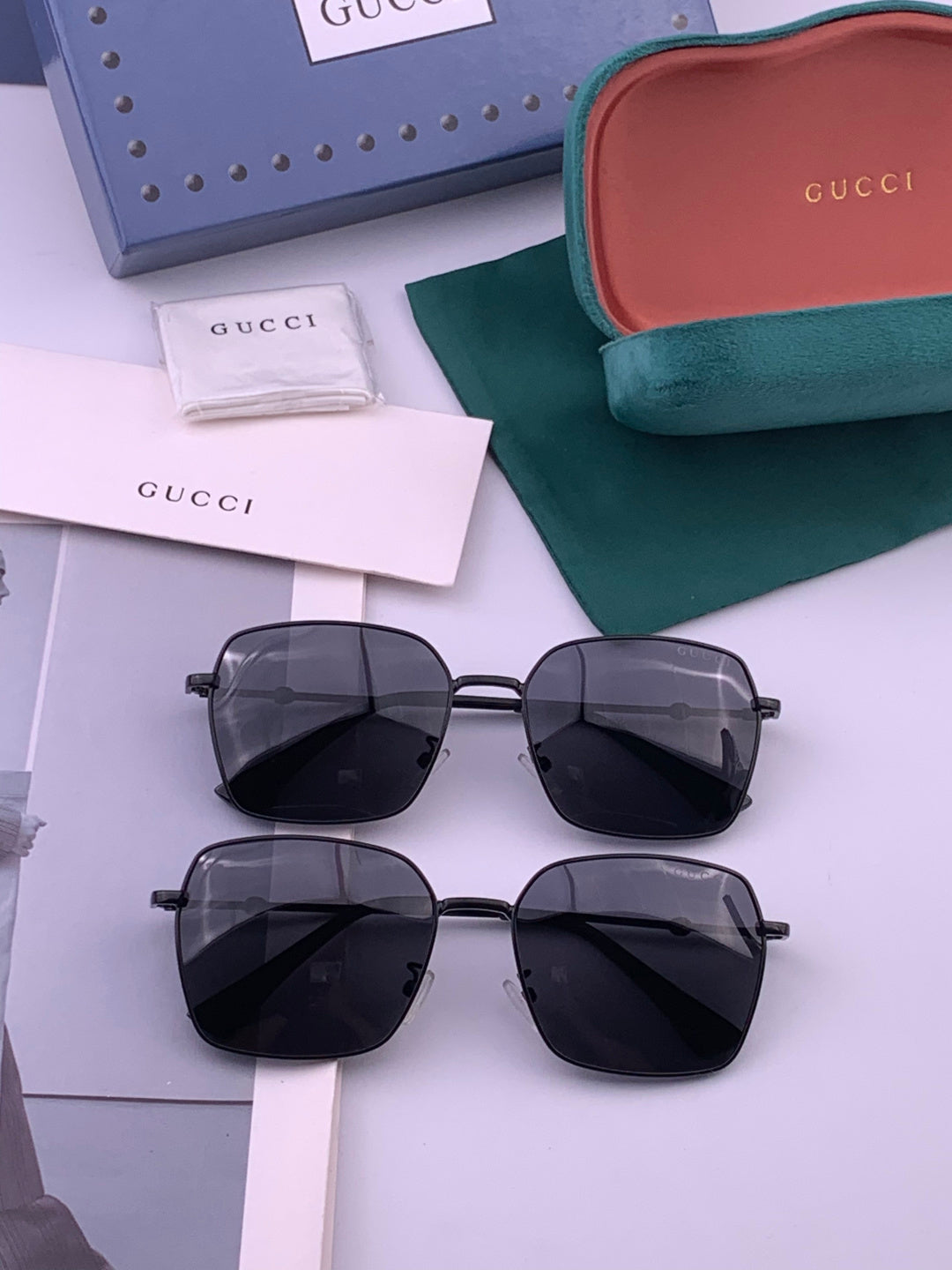Gucci G202 Polarized Fashion Brown Lens Sunglasses for Men & Women - detail image 7