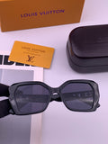 Louis Vuitton L5230 Square Black Lens Sunglasses for Men & Women