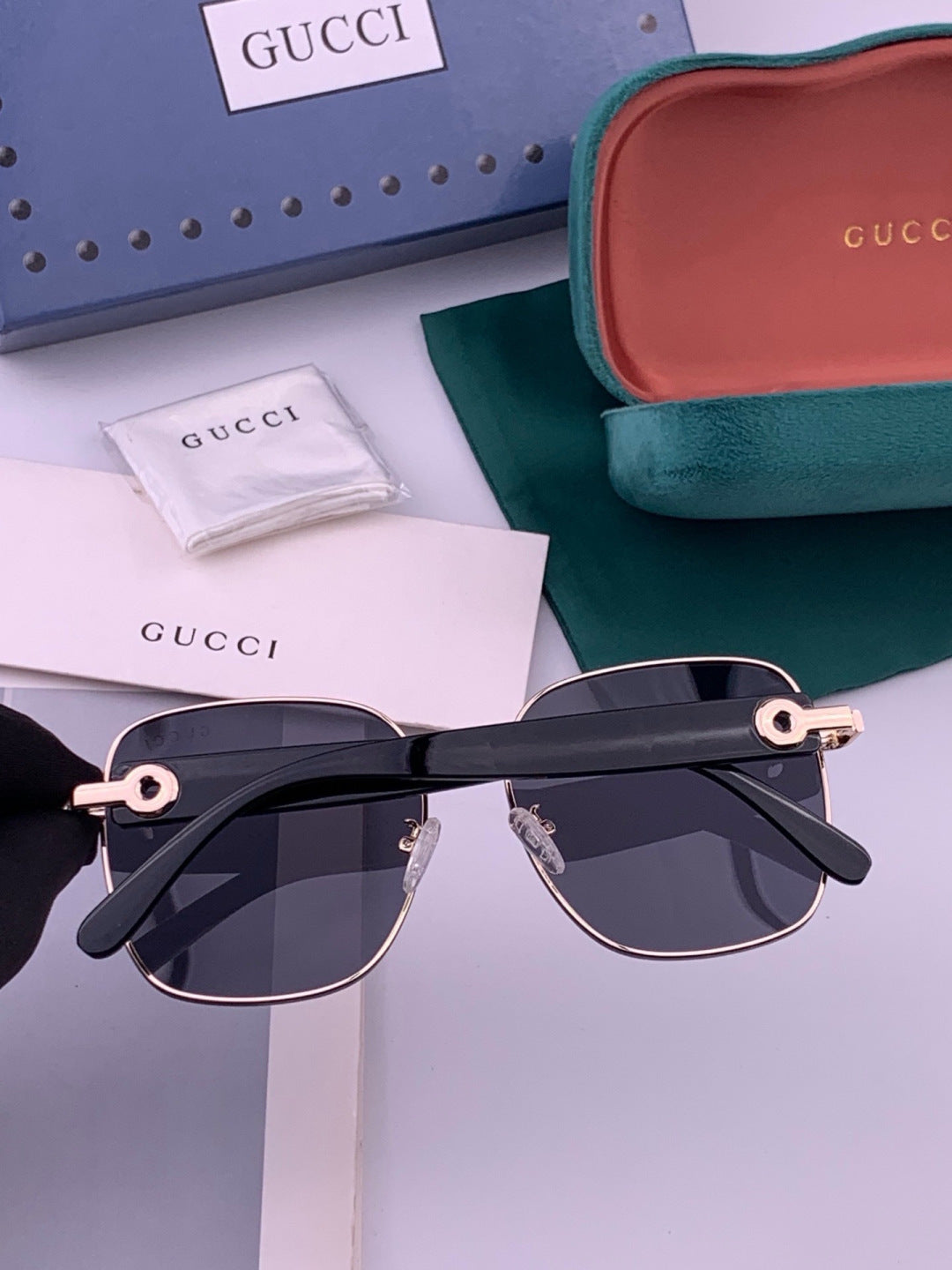 Gucci G9388 Round Gold Lens Sunglasses for Men & Women - 493328 - detail image 6