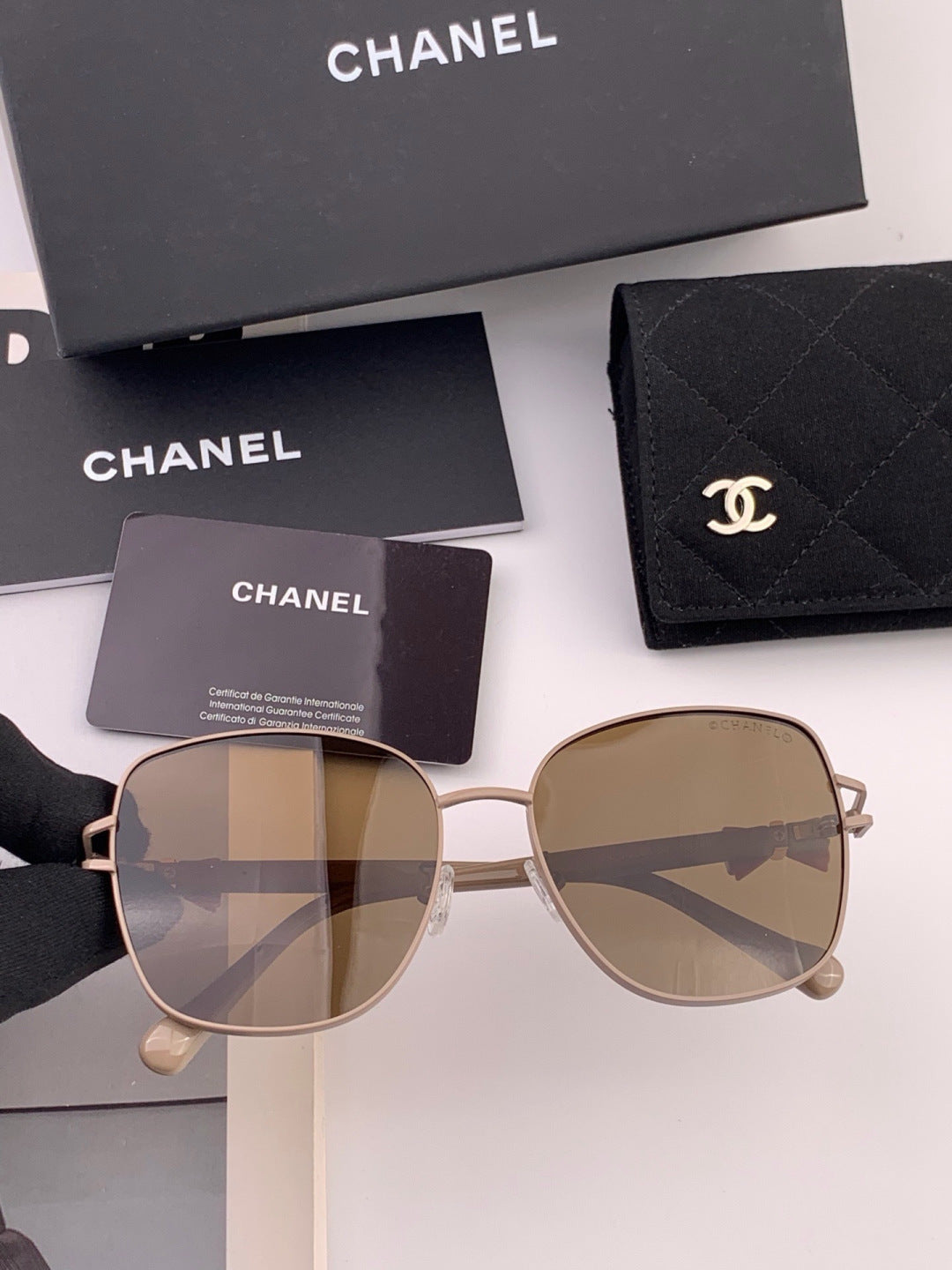 Chanel CH4759 Fashion Black Lens Sunglasses for Men & Women