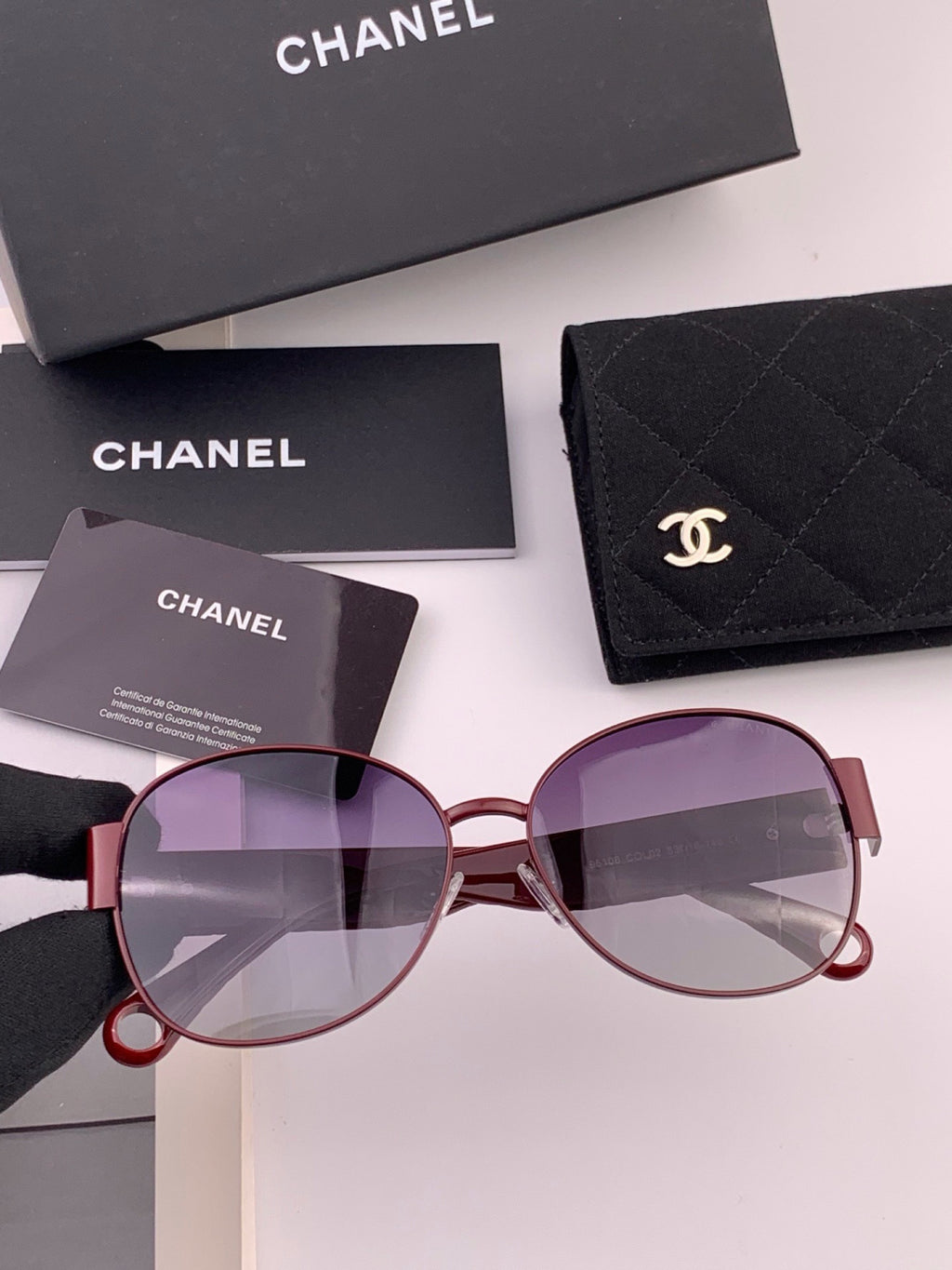 Chanel CH65910 Polarized Fashion Black Lens Sunglasses for Women - 486606