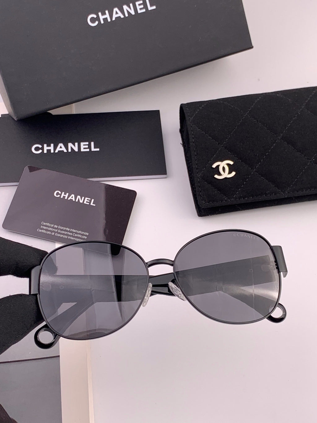 Chanel CH65910 Polarized Fashion Black Lens Sunglasses for Women - 486606 - detail image 2