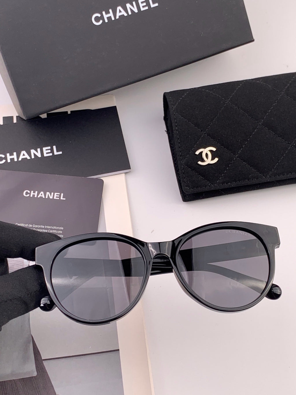 Chanel CH1787 Polarized Round Pink Lens Sunglasses for Women