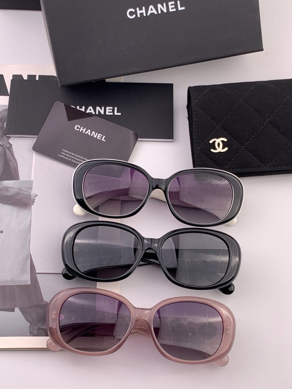 Chanel CH2788 Polarized Round Gold Lens Sunglasses for Men & Women - detail image 7
