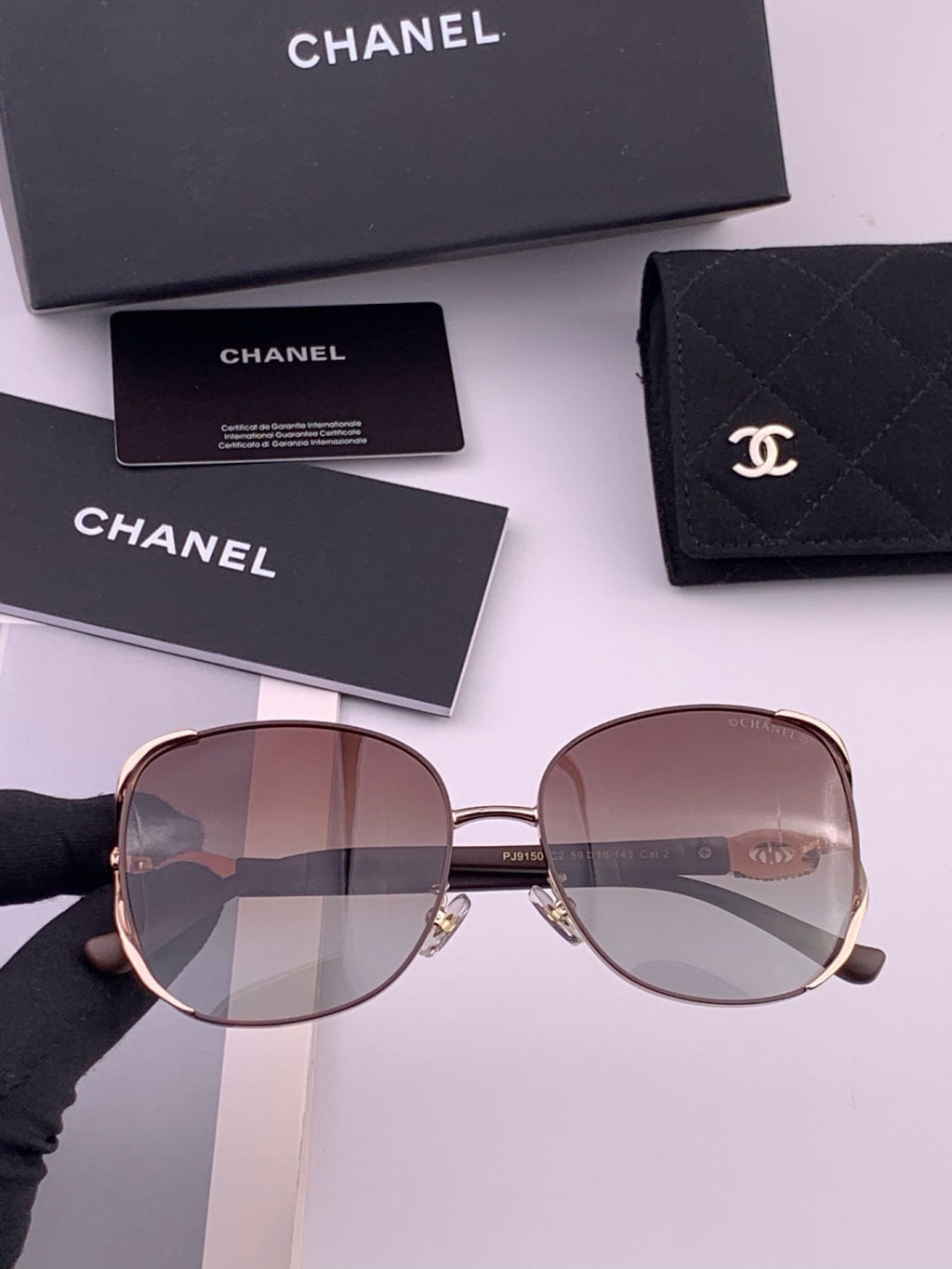 Chanel CH0915 Polarized Fashion Brown Lens Sunglasses for Men & Women