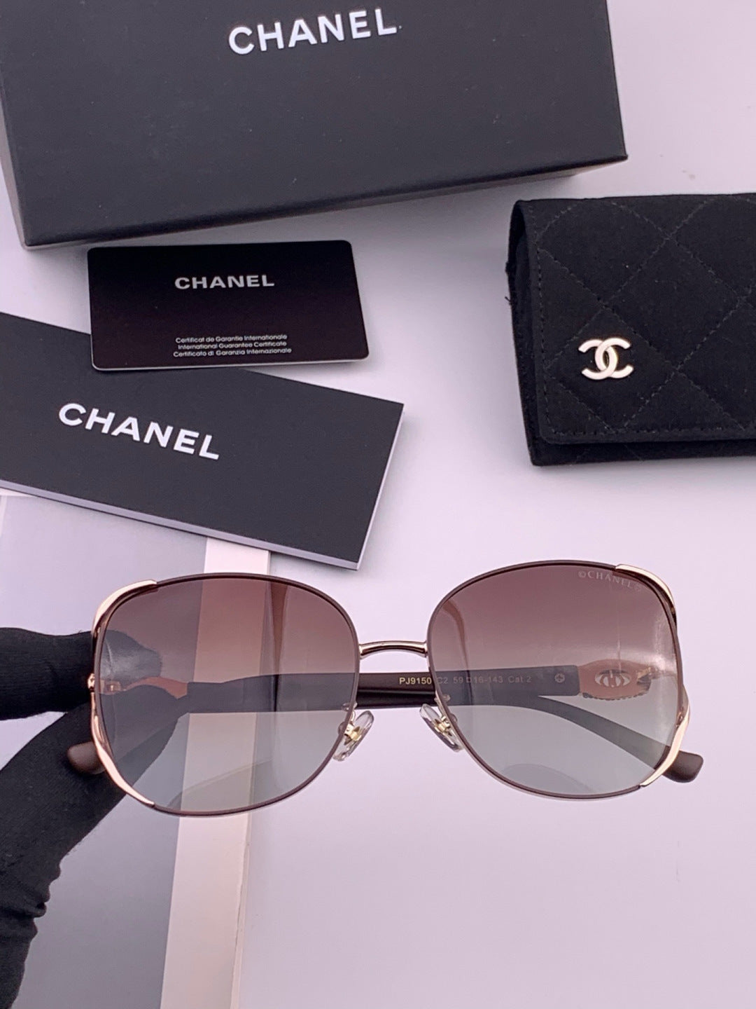 Chanel CH0915 Polarized Fashion Brown Lens Sunglasses for Men & Women