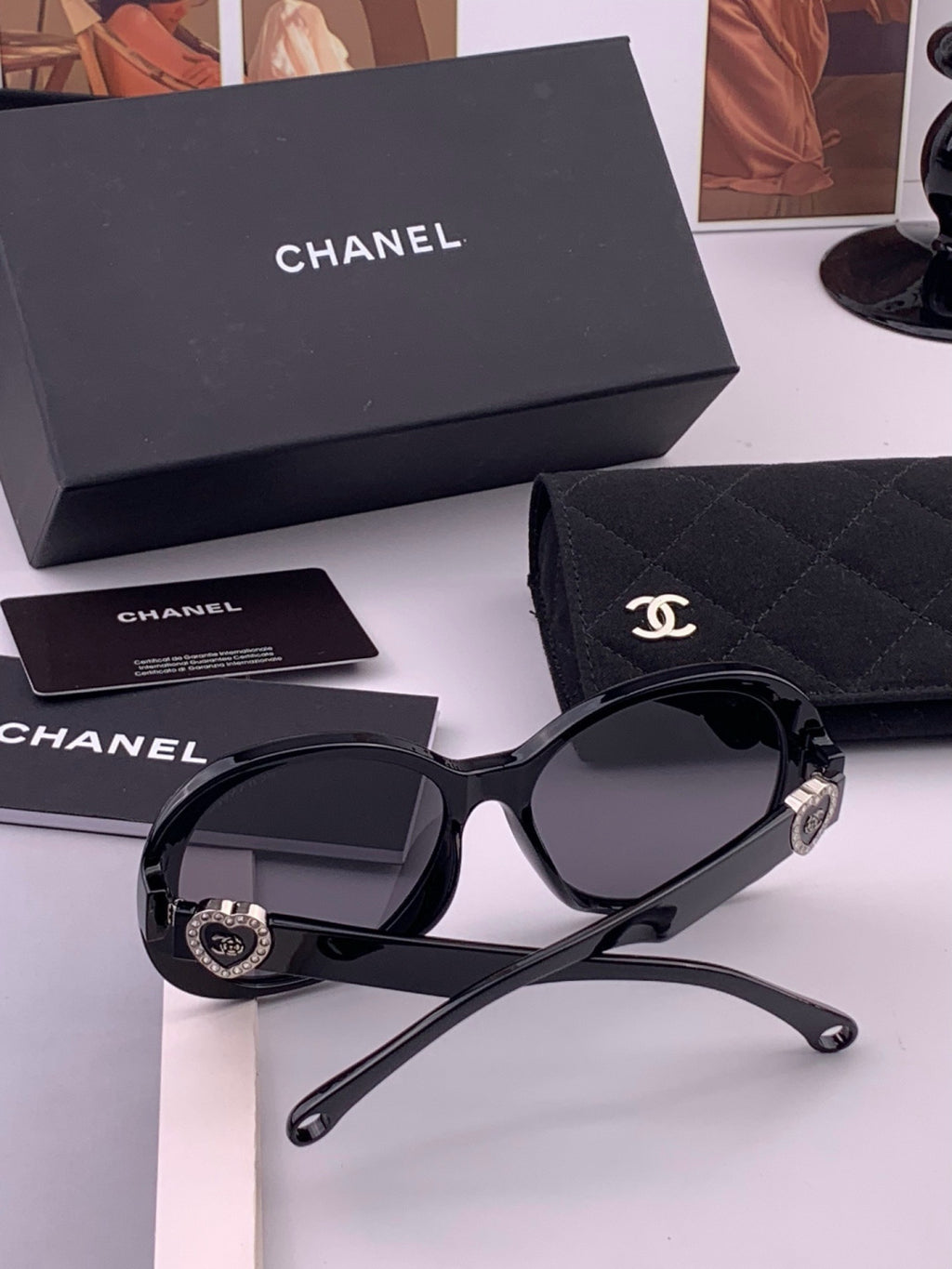 Chanel CH6788 Polarized Oversized Black Lens Sunglasses for Men & Wom - 486617 - detail image 5