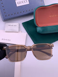 Gucci G0514 Square Brown Lens Sunglasses for Men & Women