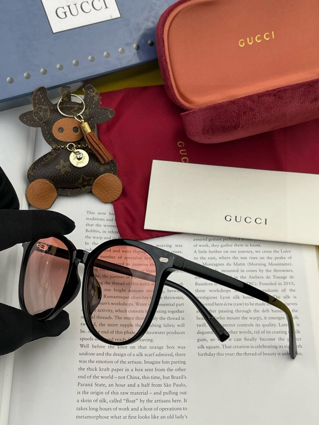 Gucci G9369 Polarized Round Silver Lens Sunglasses for Men & Women