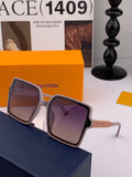 Louis Vuitton L1577 Polarized Square Gold Lens Sunglasses for Men & Women