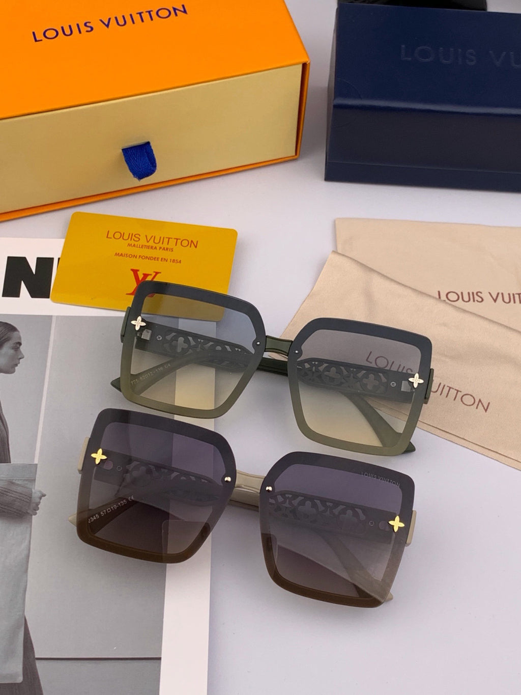 Louis Vuitton Fashion Gold Lens Sunglasses for Men & Women - 486246 - detail image 7