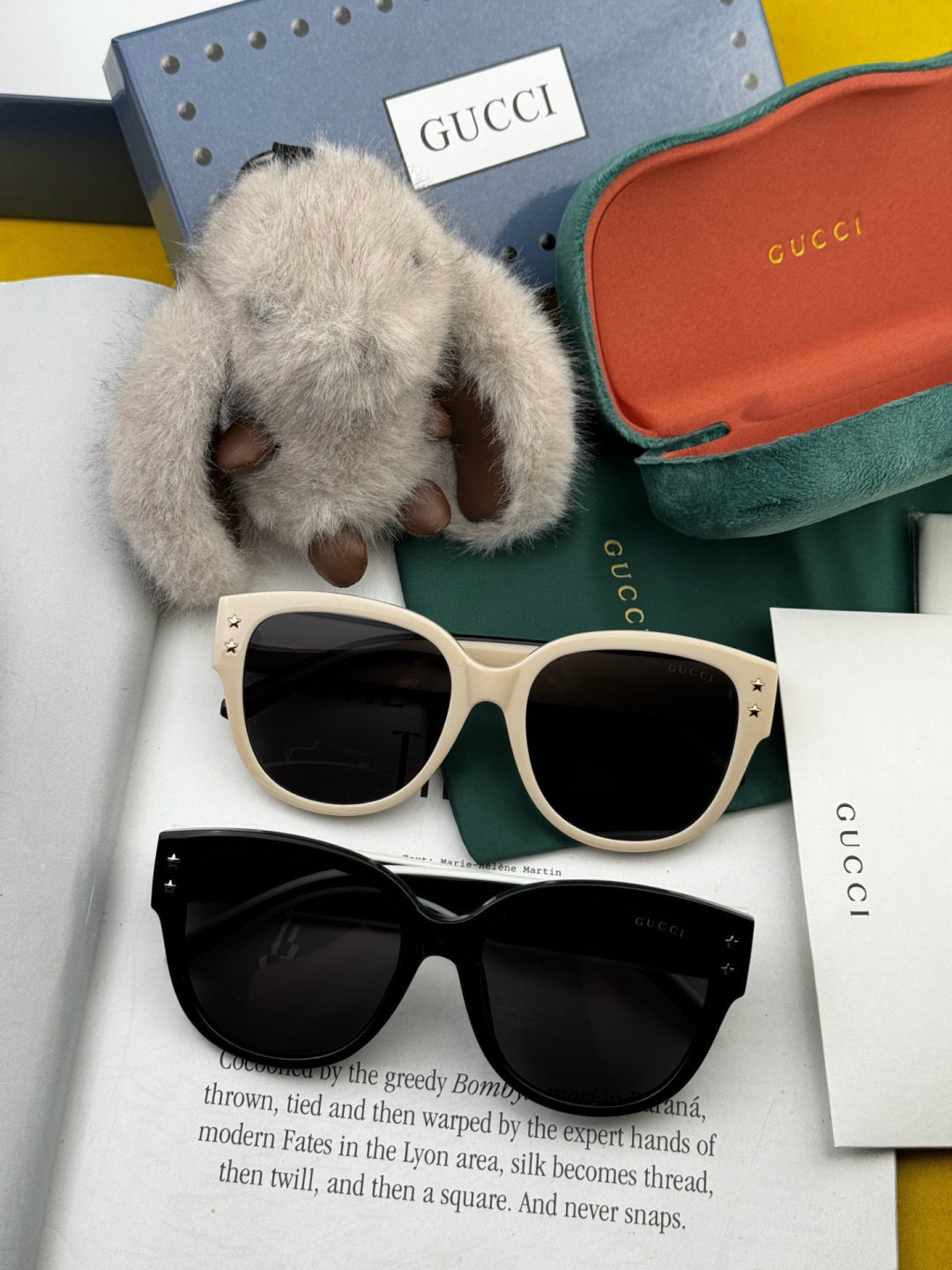Gucci G1907 Polarized Round Black Lens Sunglasses for Women - detail image 5