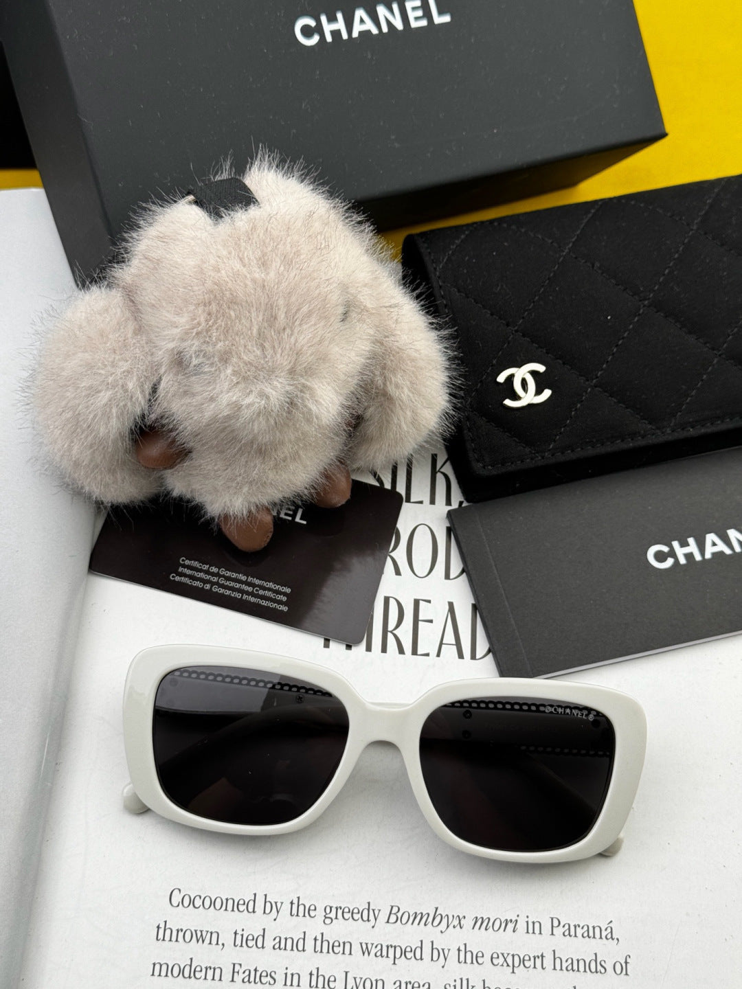 Chanel CH1908 Polarized Square Red Lens Sunglasses for Women