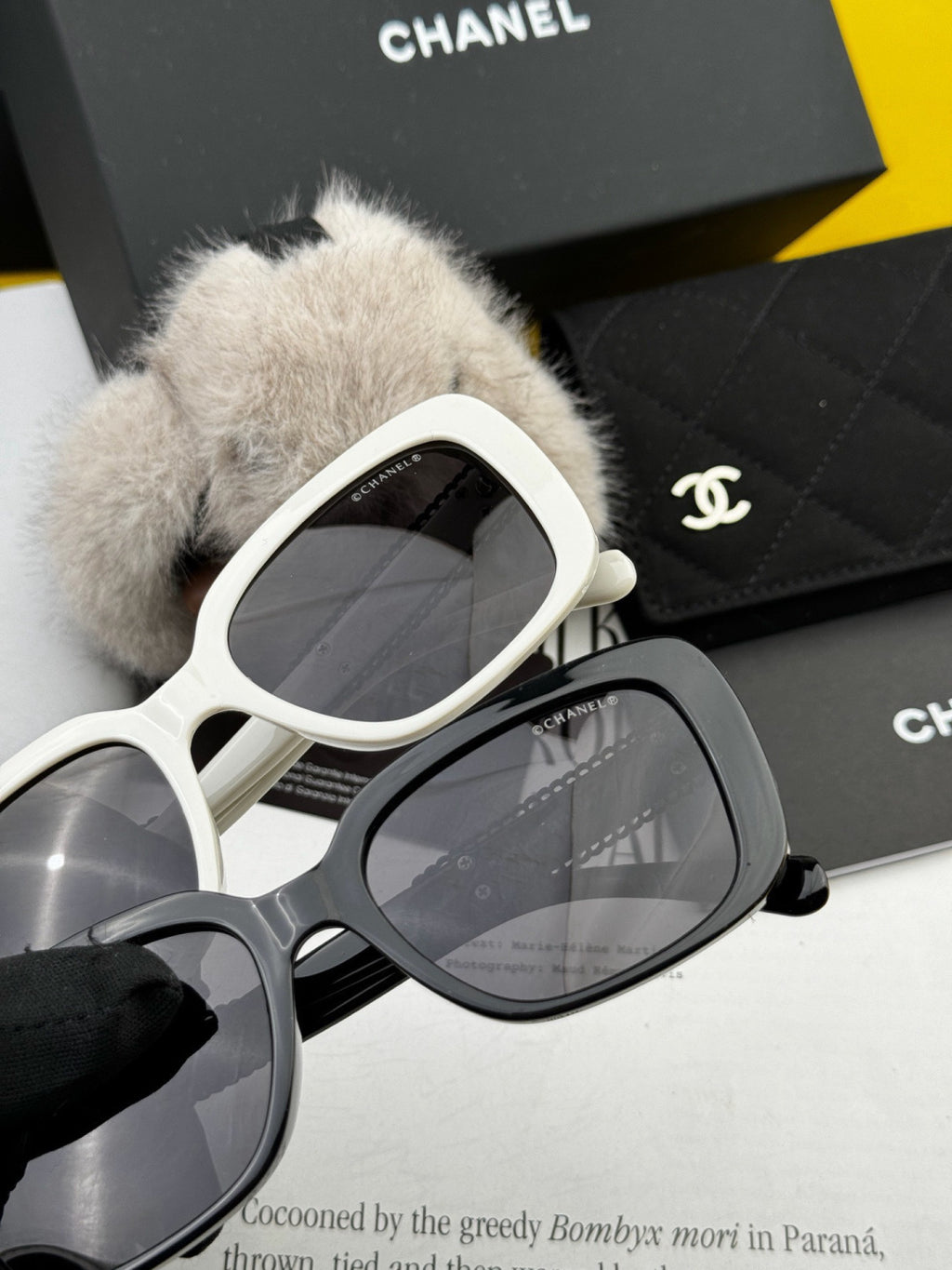 Chanel CH1908 Polarized Square Red Lens Sunglasses for Women - detail image 5