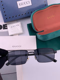 Gucci G6906 Aviator Black Lens Sunglasses for Men & Women