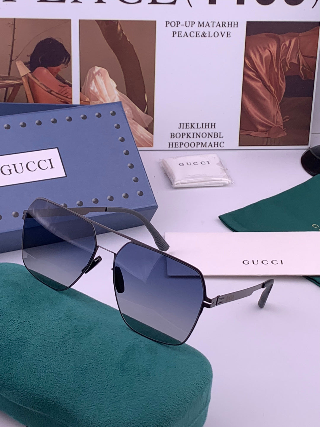Gucci G711 Polarized Fashion Gold Lens Sunglasses for Men & Women - 493299 - detail image 2