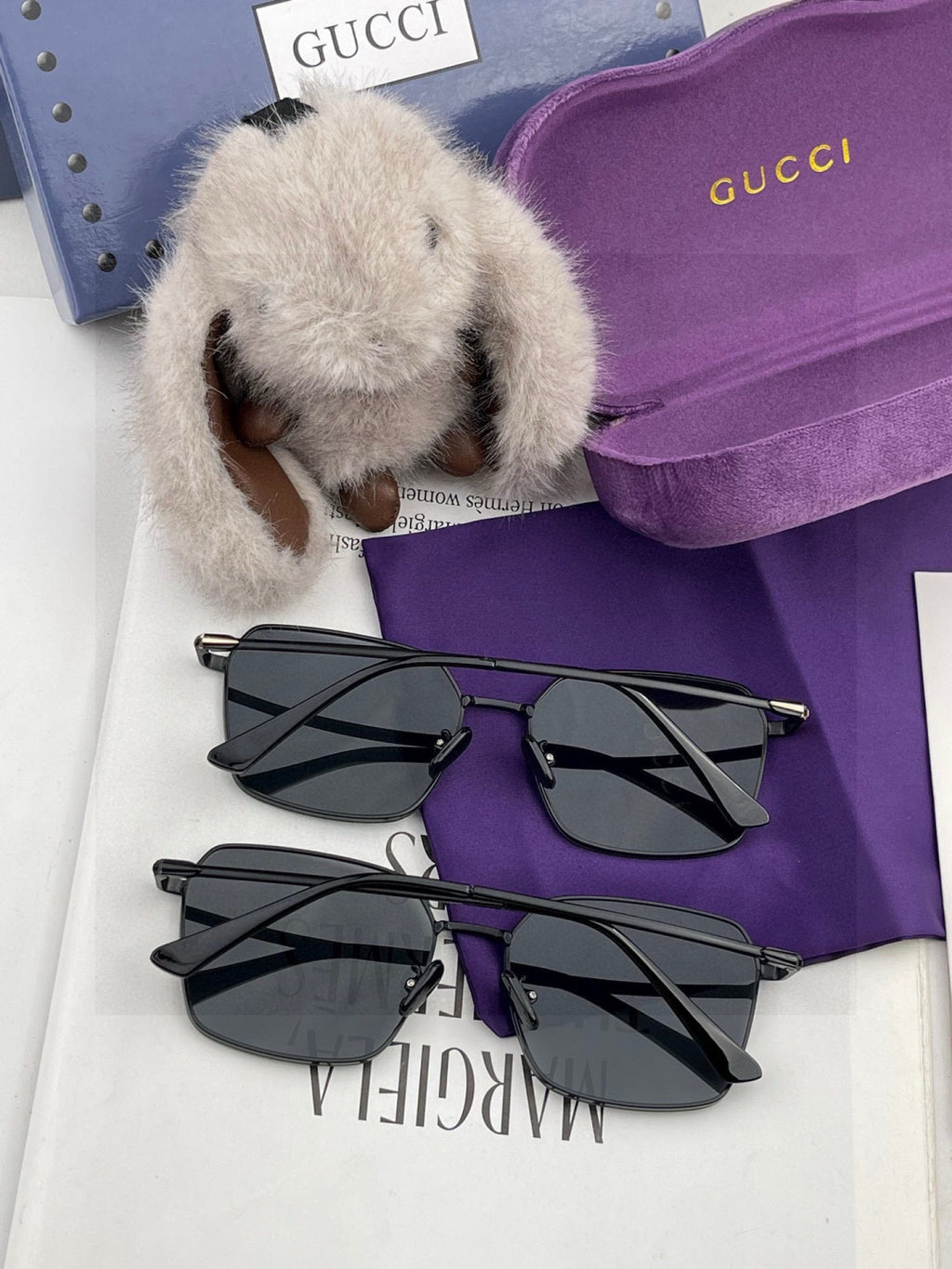 Gucci G6881 Polarized Aviator Red Lens Sunglasses for Men - detail image 6