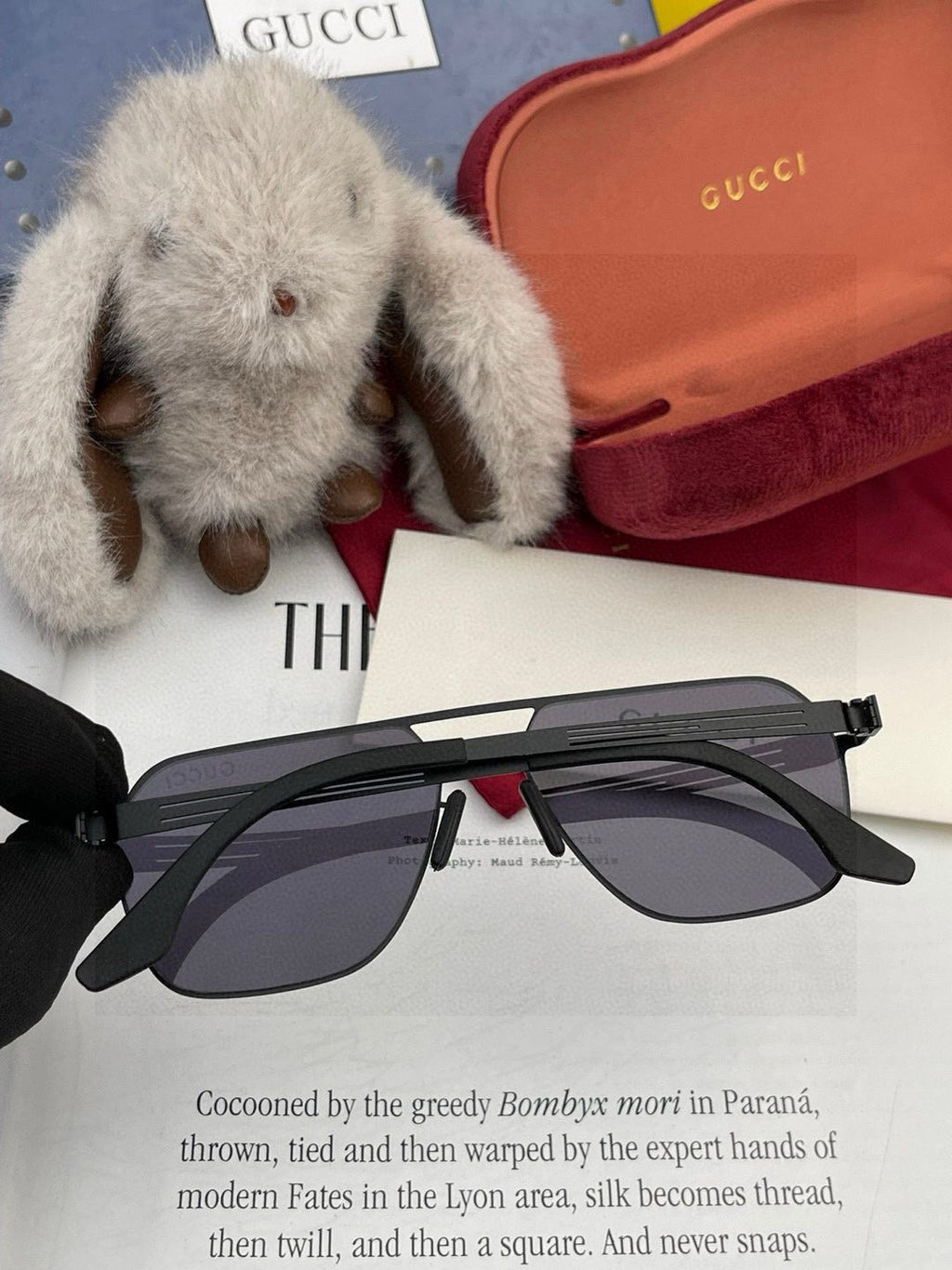 Gucci G0862 Fashion Gold Lens Sunglasses for Men & Women - 493304 - detail image 6
