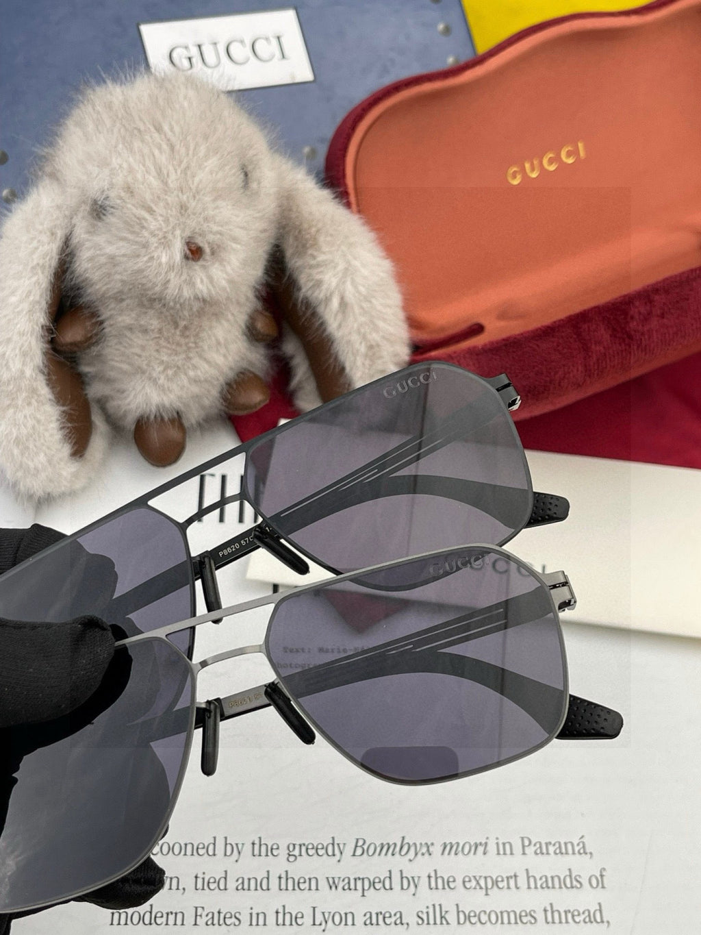Gucci G0862 Fashion Gold Lens Sunglasses for Men & Women - 493304 - detail image 5