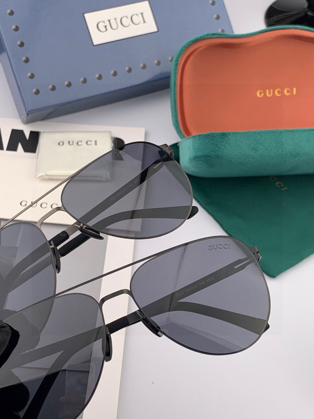 Gucci G2731 Polarized Fashion Red Lens Sunglasses for Men & Women - detail image 5