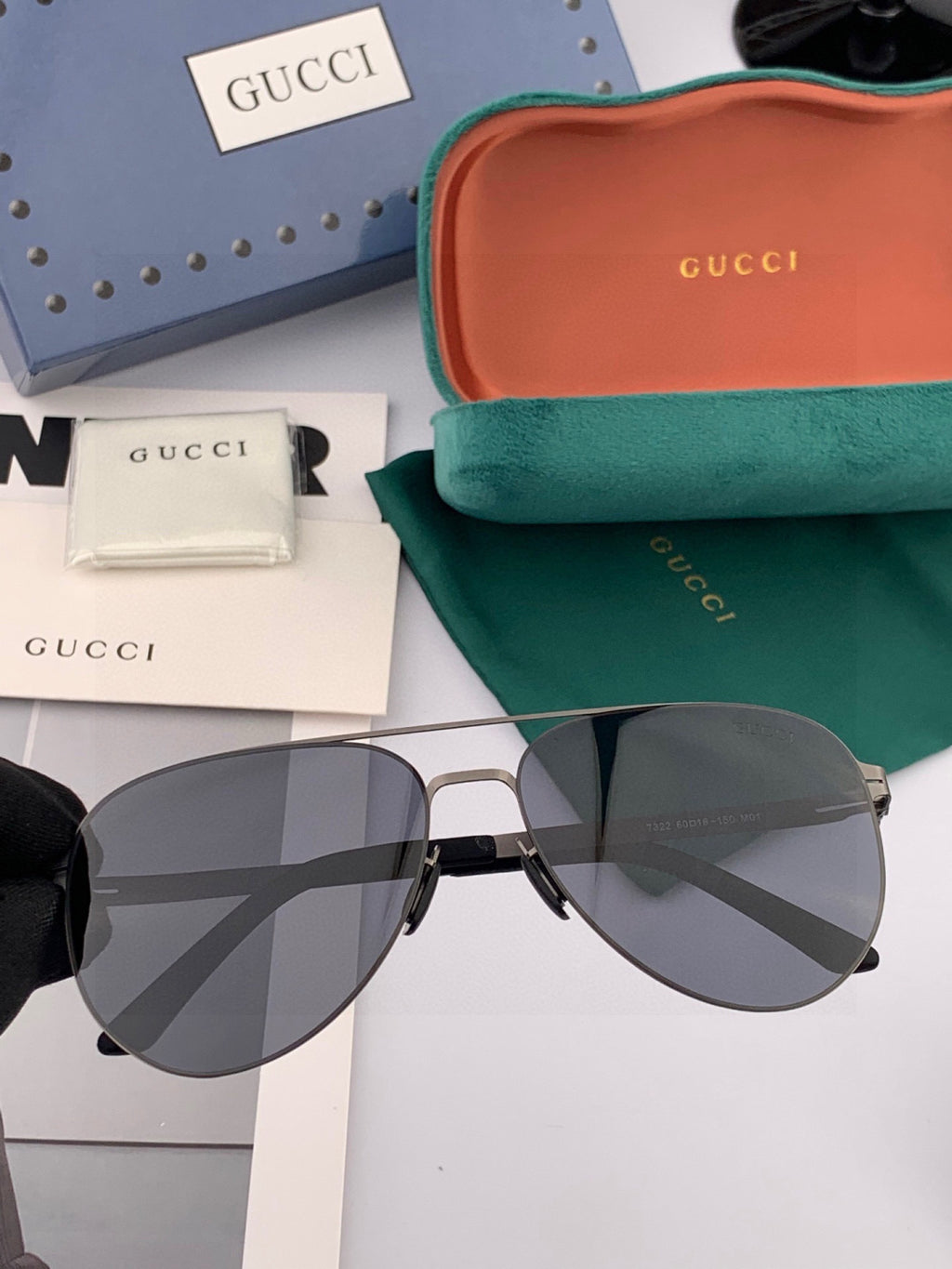 Gucci G2731 Polarized Fashion Red Lens Sunglasses for Men & Women - detail image 2