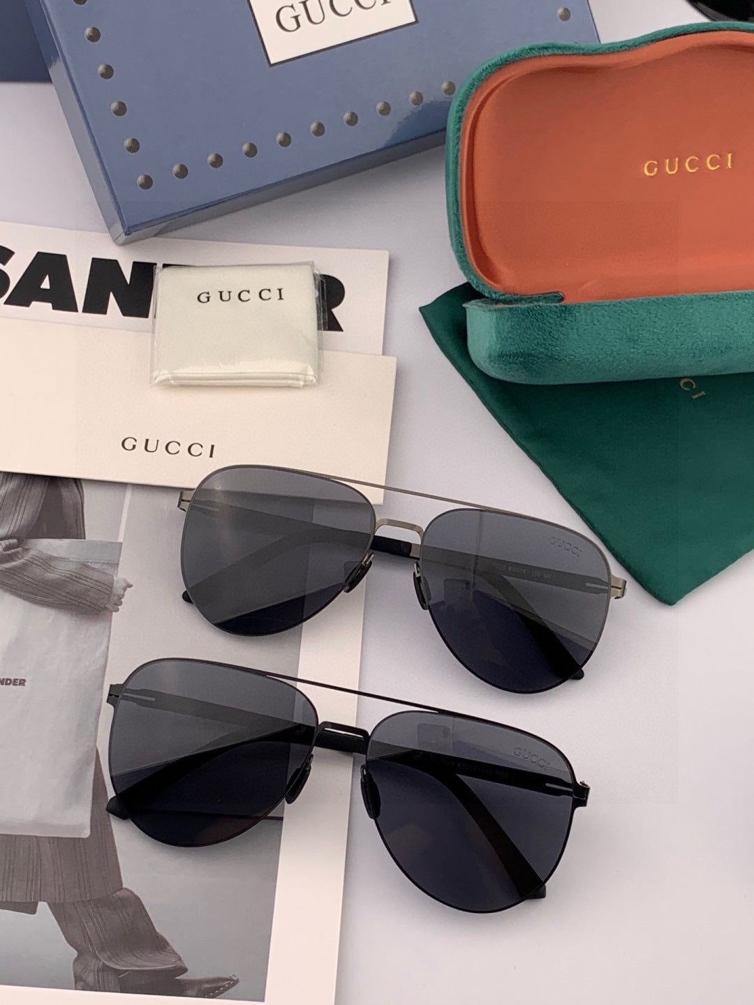 Gucci G2731 Polarized Fashion Red Lens Sunglasses for Men & Women - detail image 7