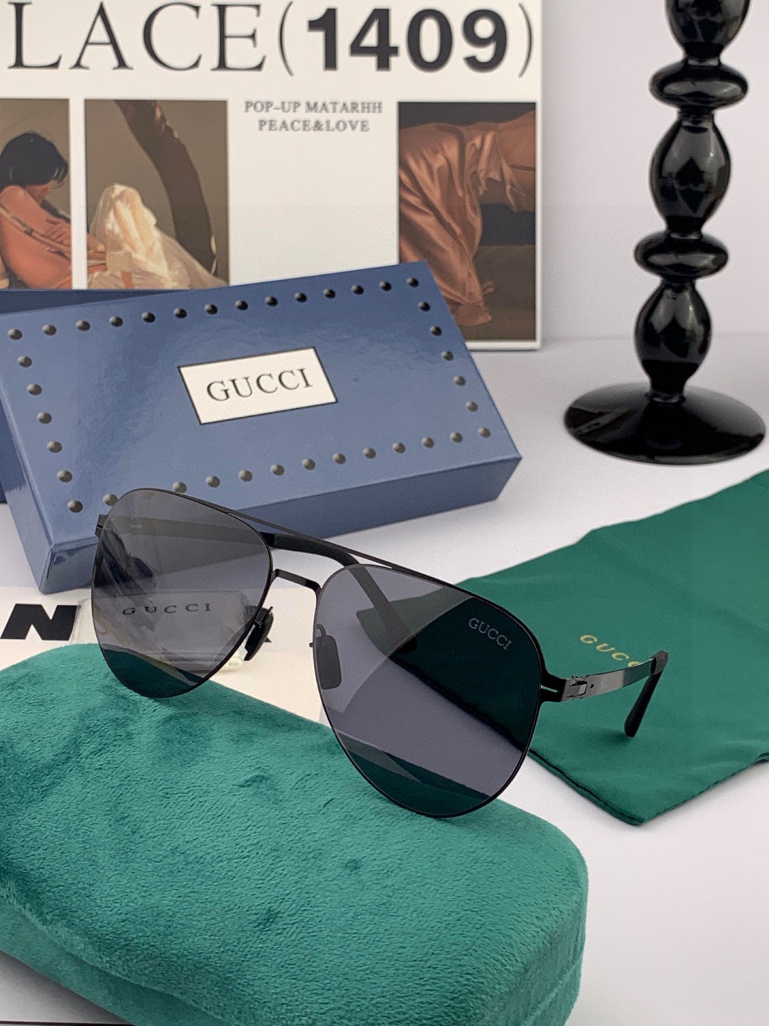 Gucci G2731 Polarized Fashion Red Lens Sunglasses for Men & Women - detail image 4