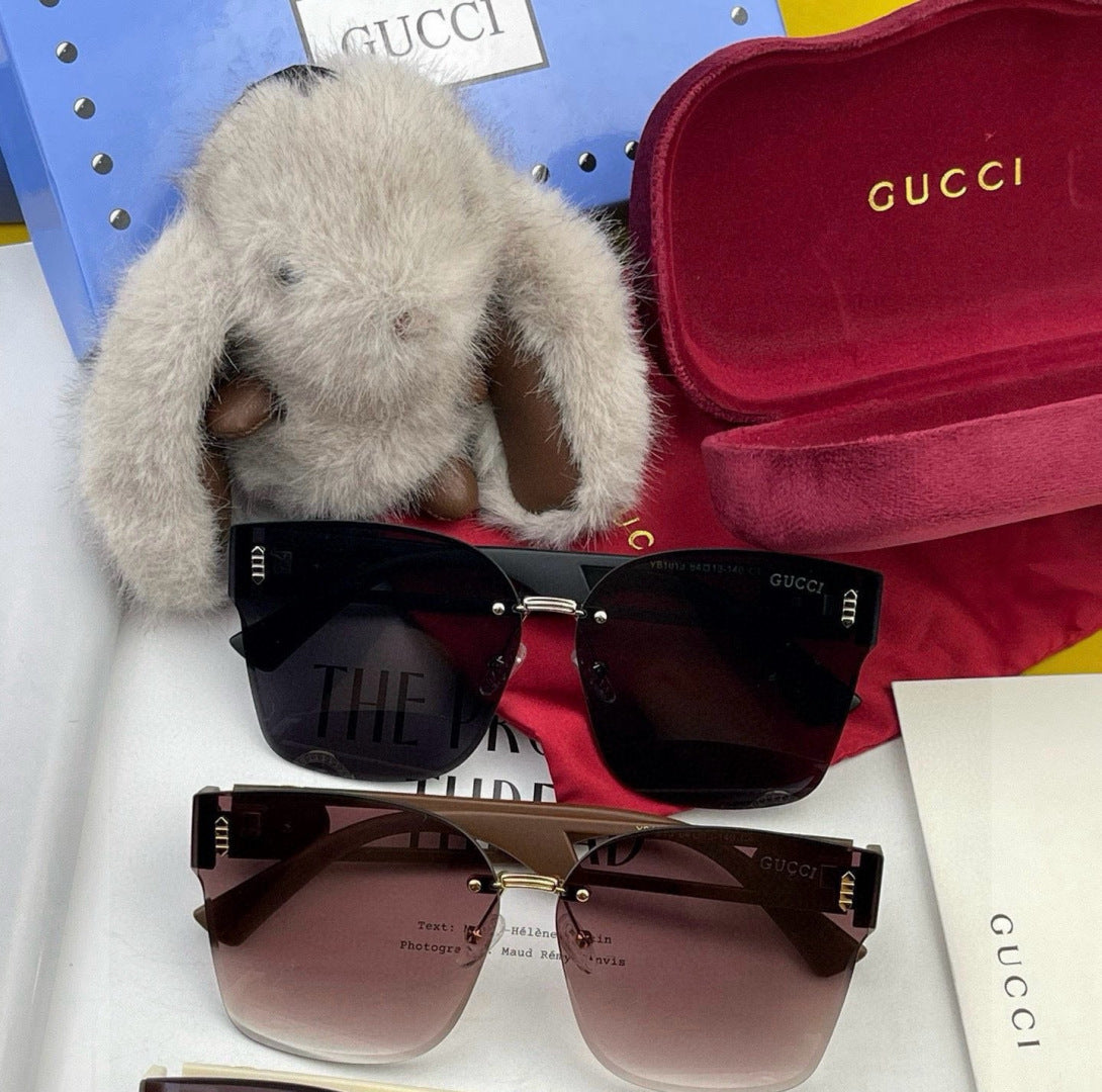 Gucci G3101 Square Black Lens Sunglasses for Men & Women - detail image 5