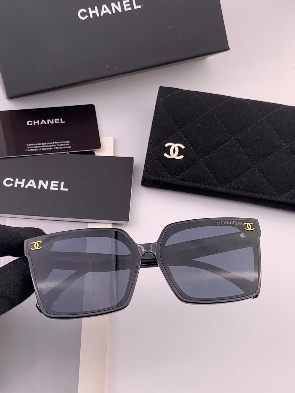 Chanel CH86901 Square Brown Lens Sunglasses for Men & Women
