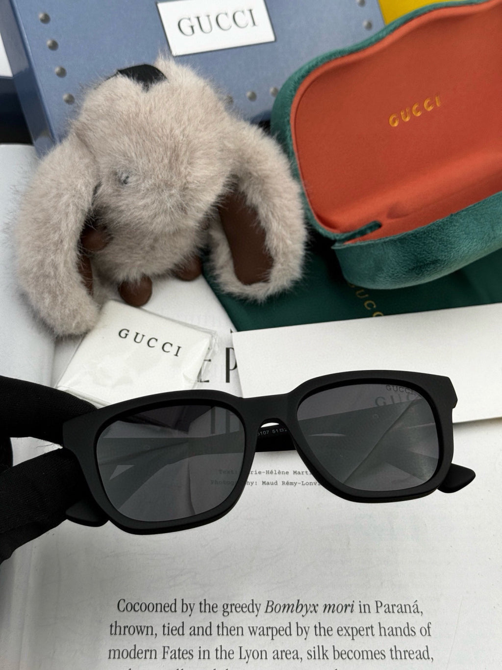 Gucci G7510 Square Gold Lens Sunglasses for Men & Women