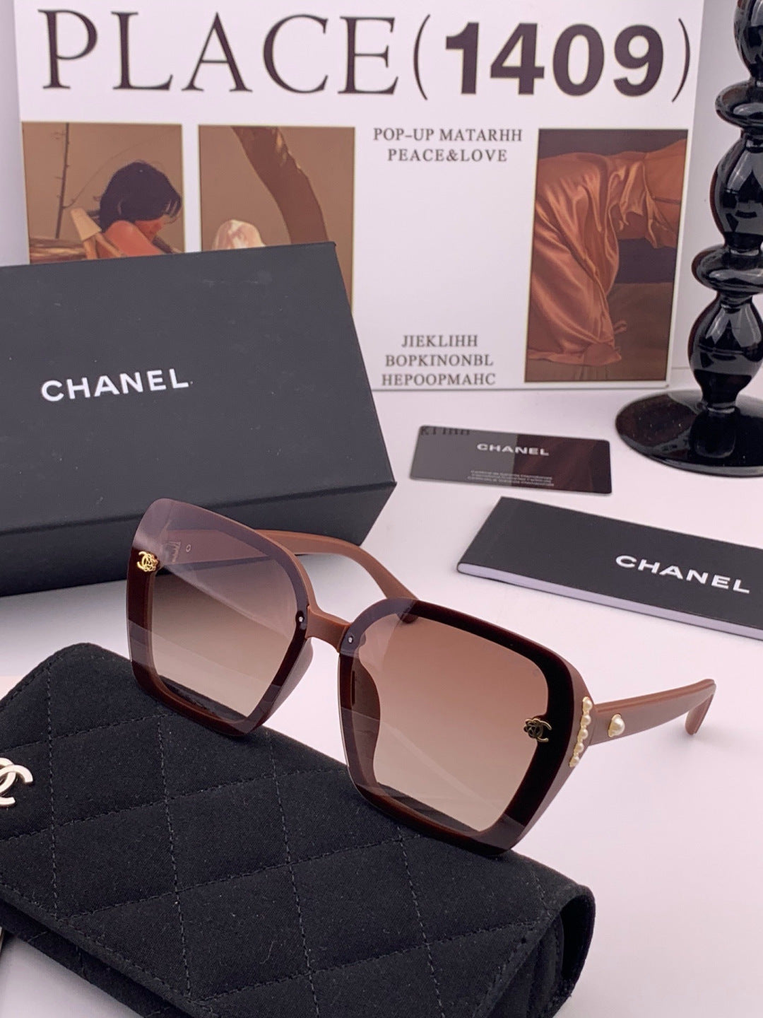 Chanel CH6994 Polarized Oversized Brown Lens Sunglasses for Men & Wom - 486509