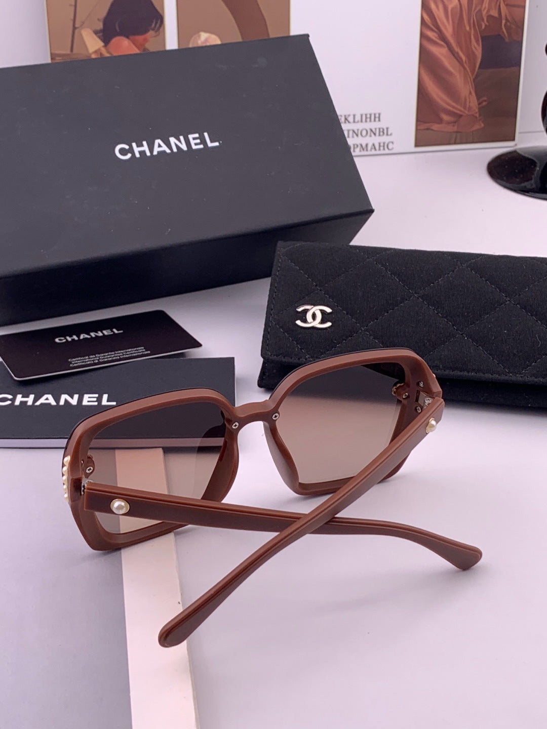 Chanel CH6994 Polarized Oversized Brown Lens Sunglasses for Men & Wom - 486509 - detail image 5