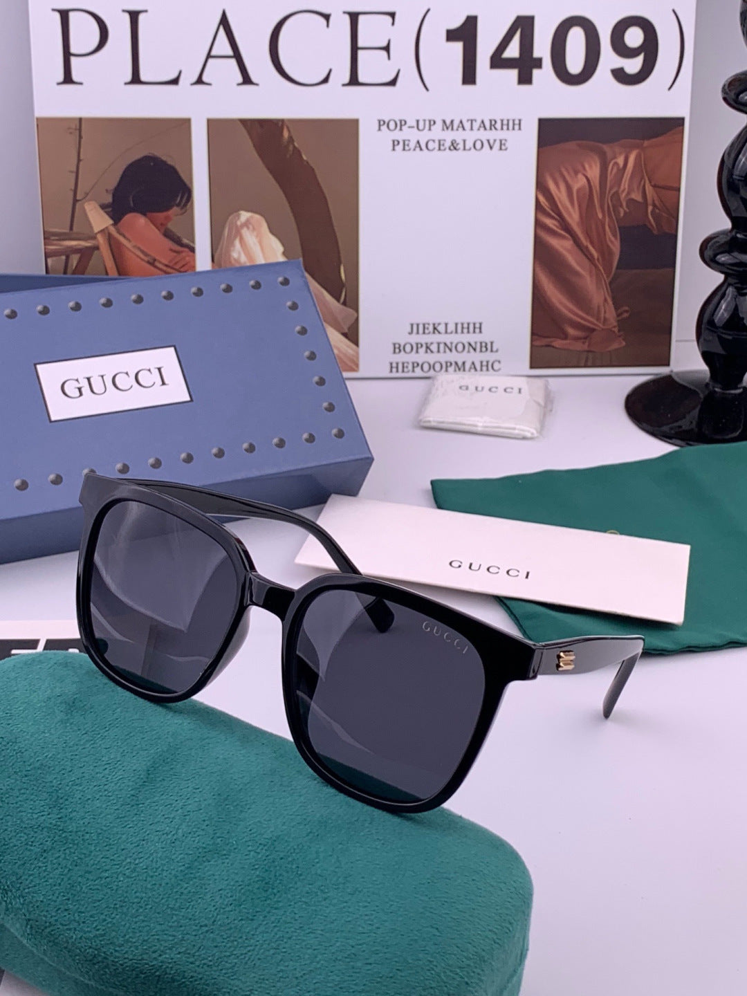 Gucci G02040 Polarized Fashion Brown Lens Sunglasses for Women - detail image 3