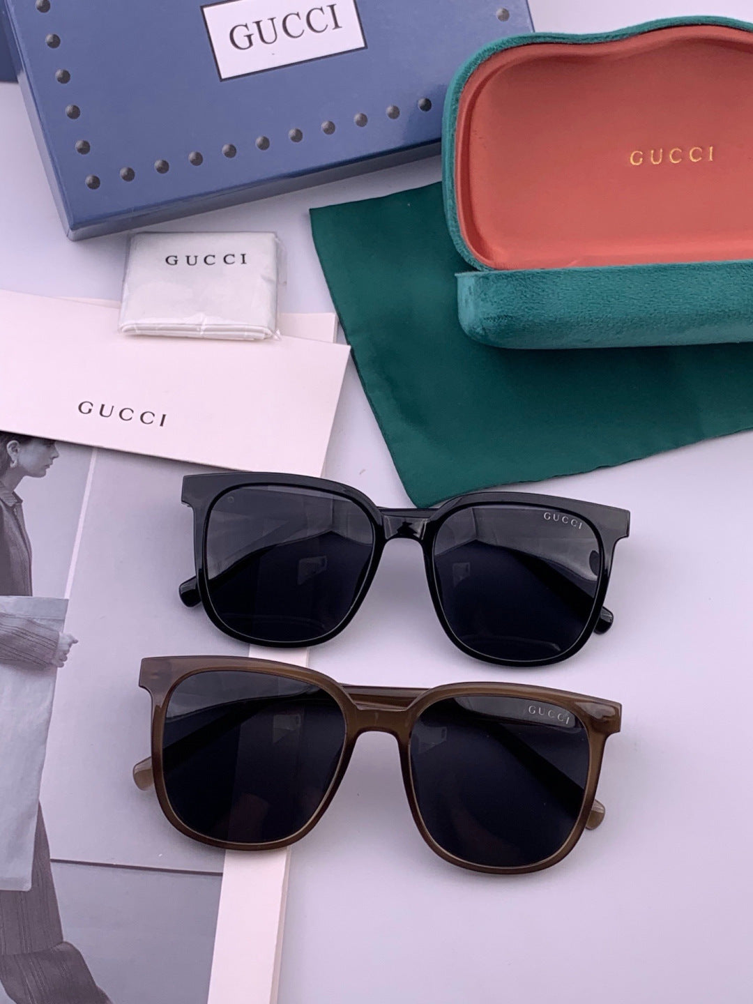 Gucci G02040 Polarized Fashion Brown Lens Sunglasses for Women - detail image 6