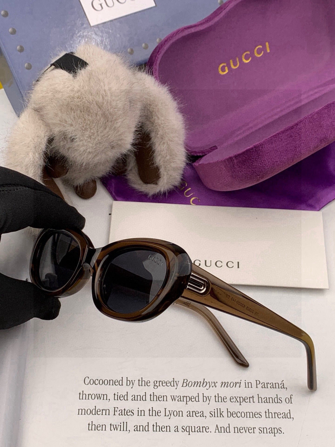 Gucci G52032 Polarized Fashion Orange Lens Sunglasses for Men & Women - detail image 4