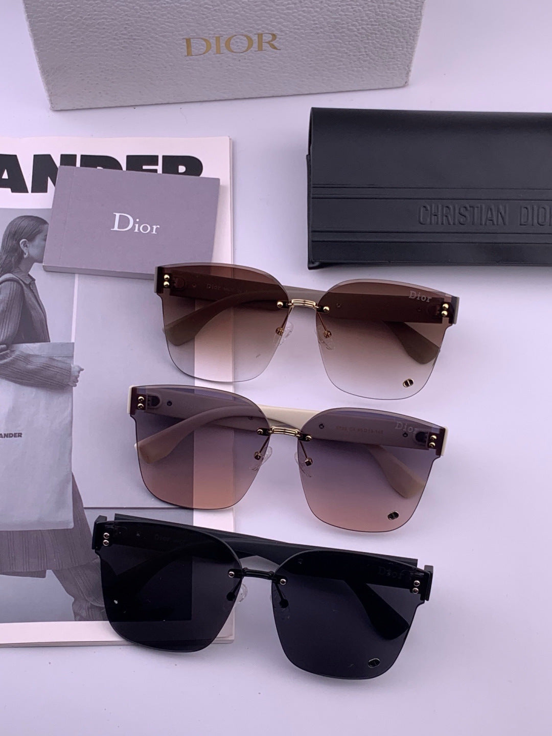 Chanel CH0973 Polarized Round Pink Lens Sunglasses for Women - detail image 6