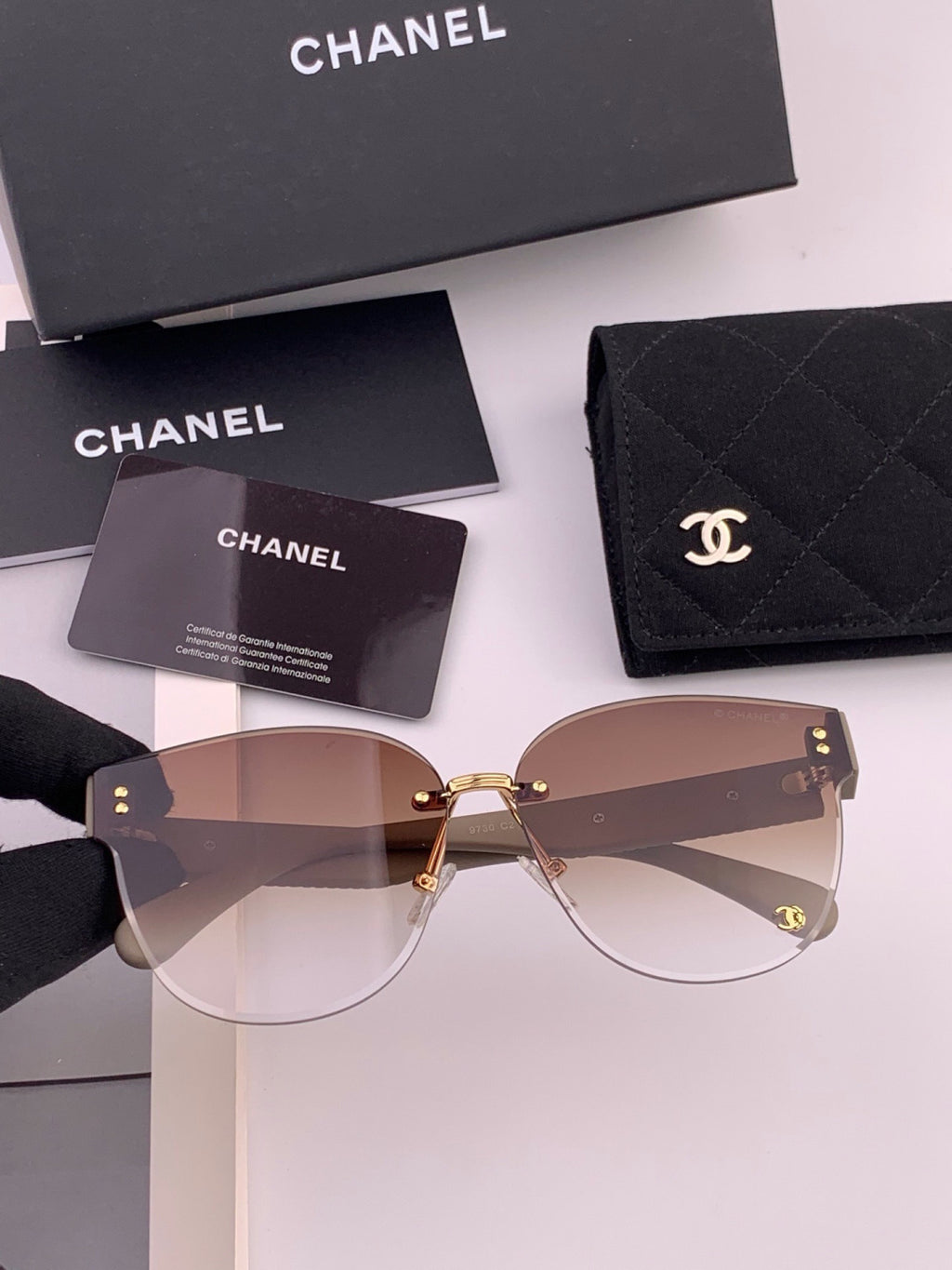 Chanel CH0973 Polarized Round Pink Lens Sunglasses for Women - 486502