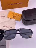 Louis Vuitton L91757 Aviator Black Lens Sunglasses for Men & Women
