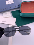 Gucci G0904 Aviator Orange Lens Sunglasses for Men & Women