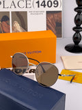 Louis Vuitton L3340 Polarized Aviator Orange Lens Sunglasses for Men & Women