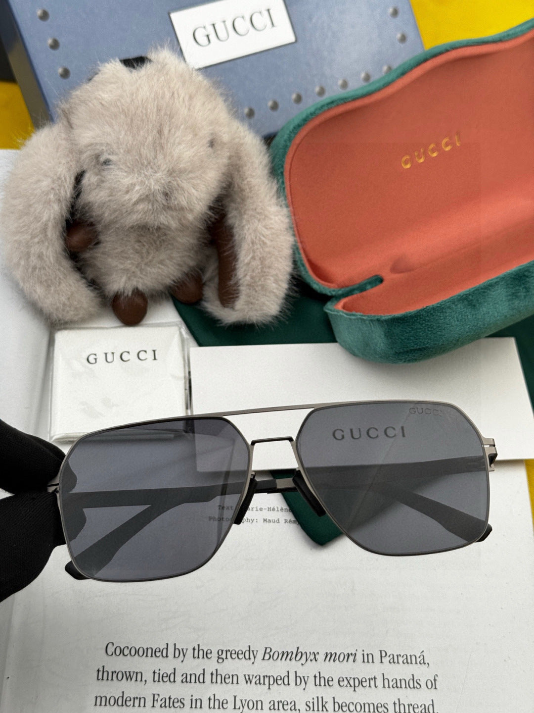 Gucci G711 Polarized Fashion Gold Lens Sunglasses for Men & Women - 486458
