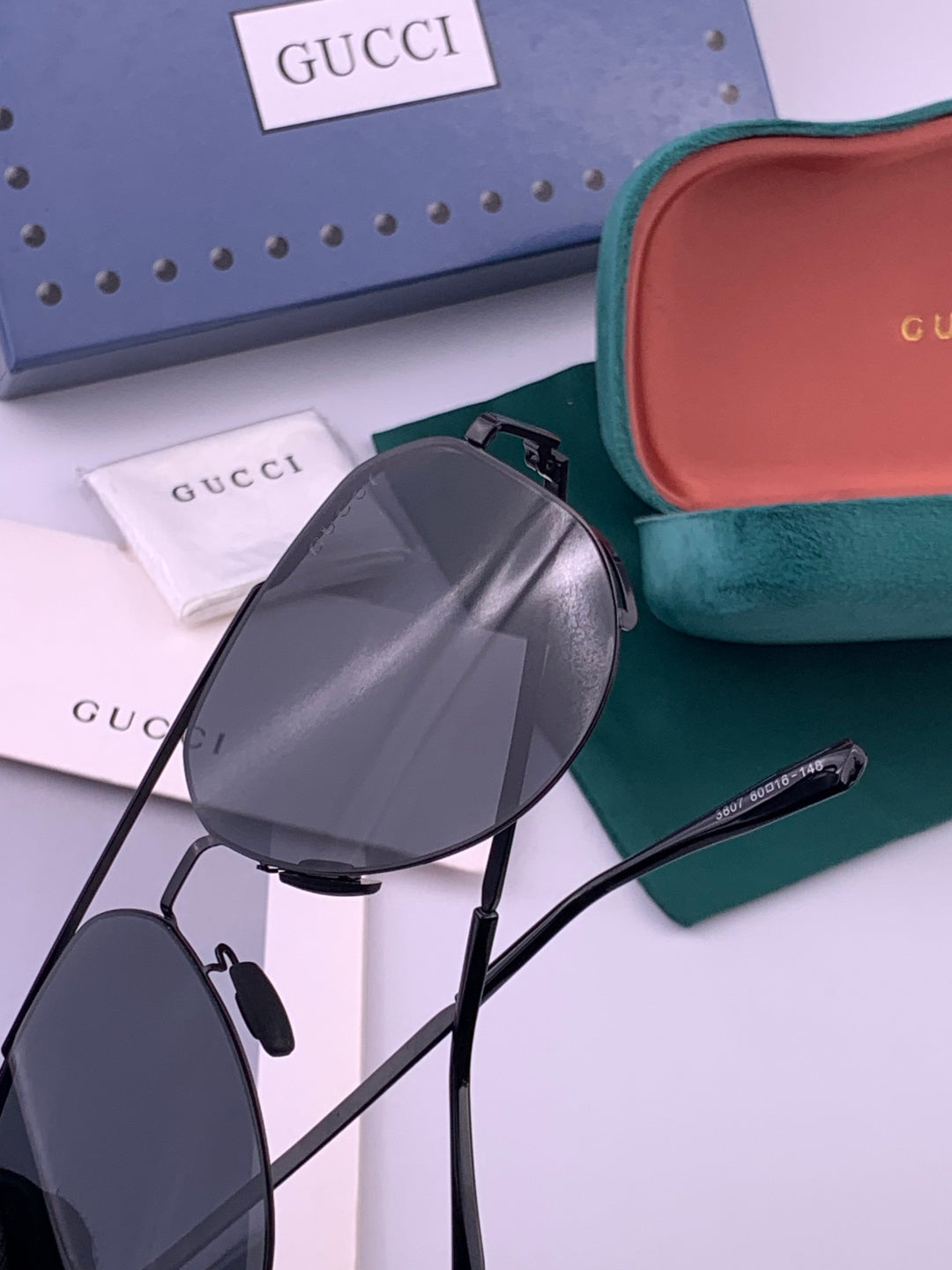 Gucci G7380 Fashion Brown Lens Sunglasses for Men & Women - detail image 3