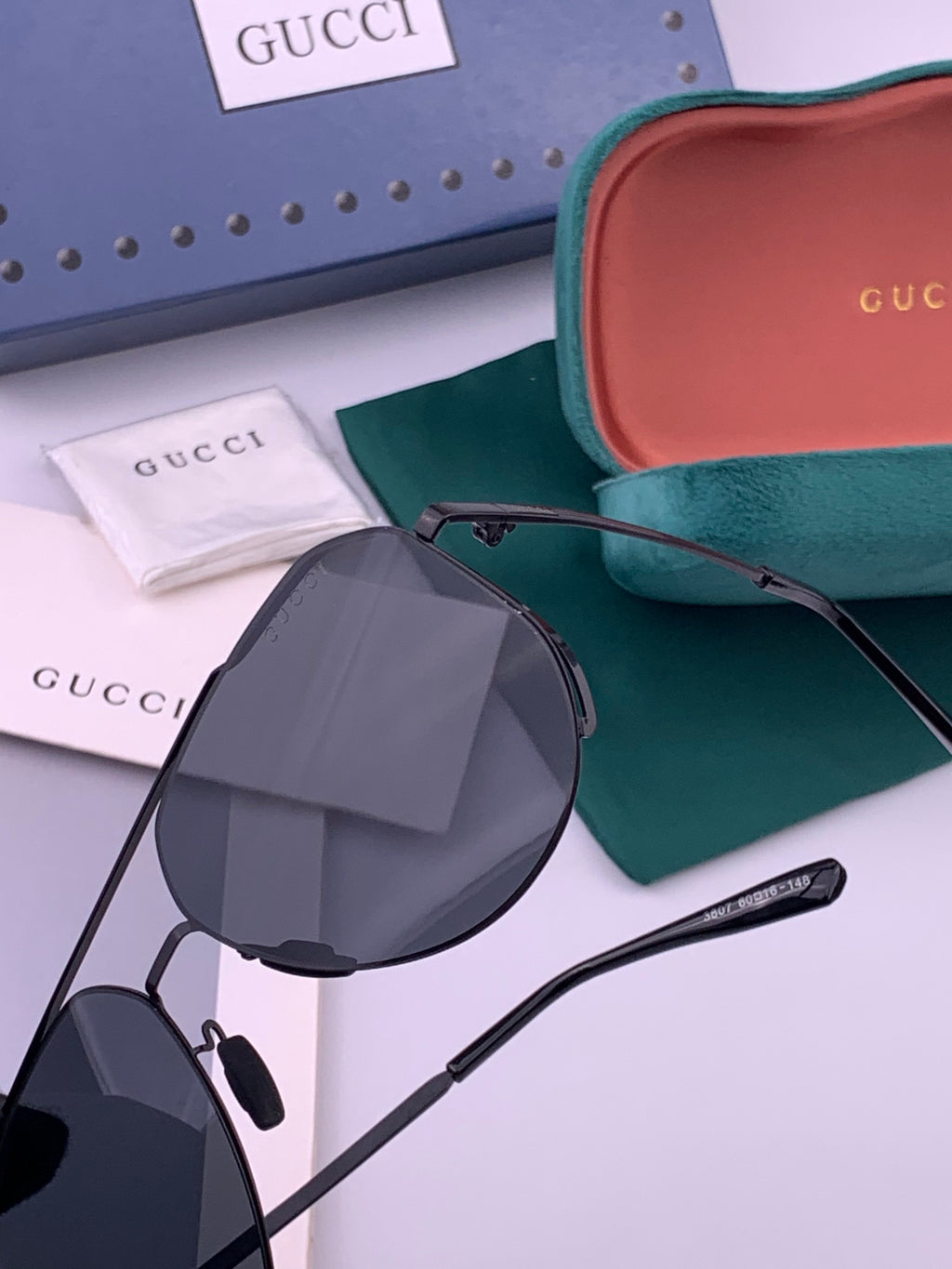 Gucci G7380 Fashion Brown Lens Sunglasses for Men & Women - detail image 4