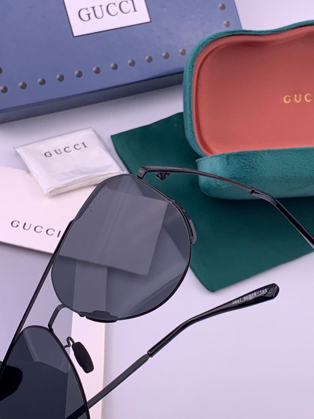 Gucci G7380 Fashion Brown Lens Sunglasses for Men & Women - detail image 4